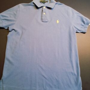 Polo by Ralph Lauren Men's Light Blue Polo Shirt